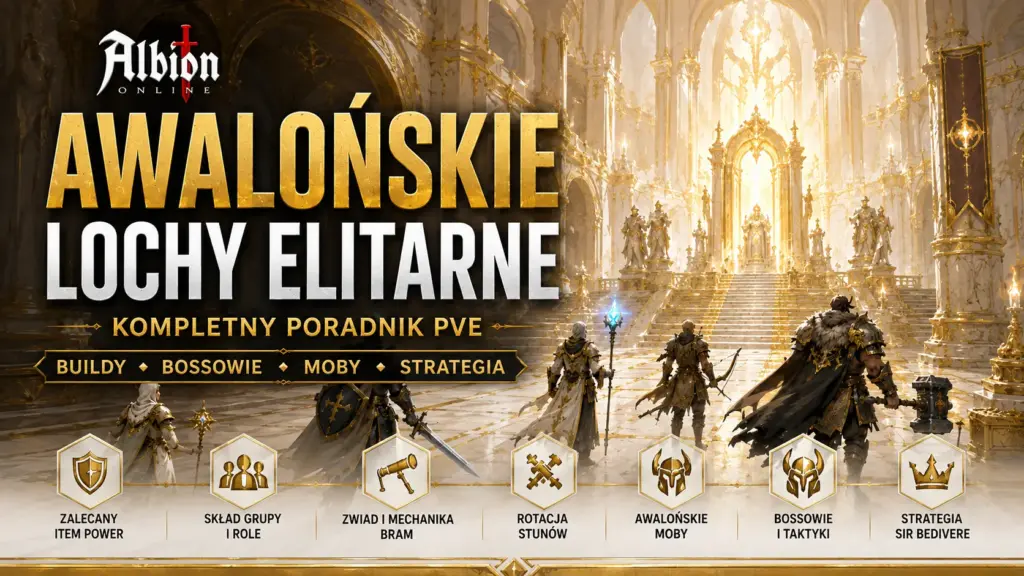 Poradnik po Lochach Awalońskich bossowie buildy i moby wraz z rotacją stunów i strategią Sir Bedivere