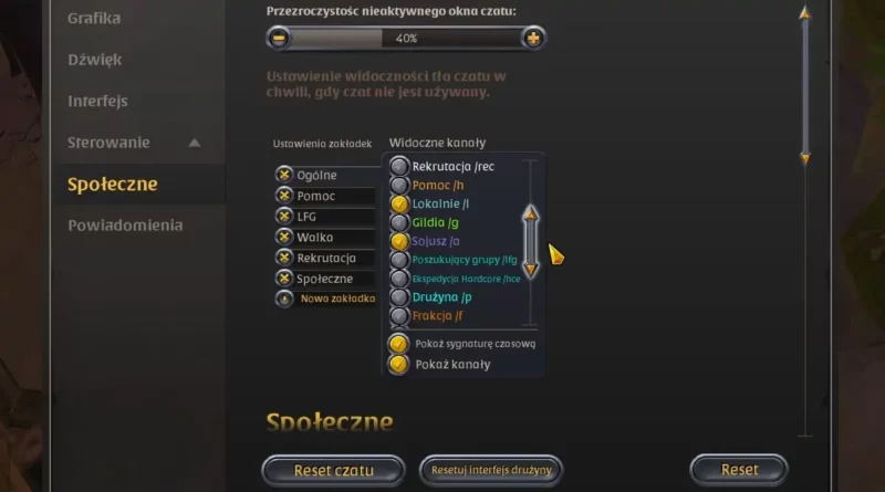 konfiguracja czatu poradnik