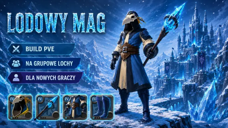 Lodowy Mag Build PvE na Grupowe Lochy dla Początkujących w Albion Online