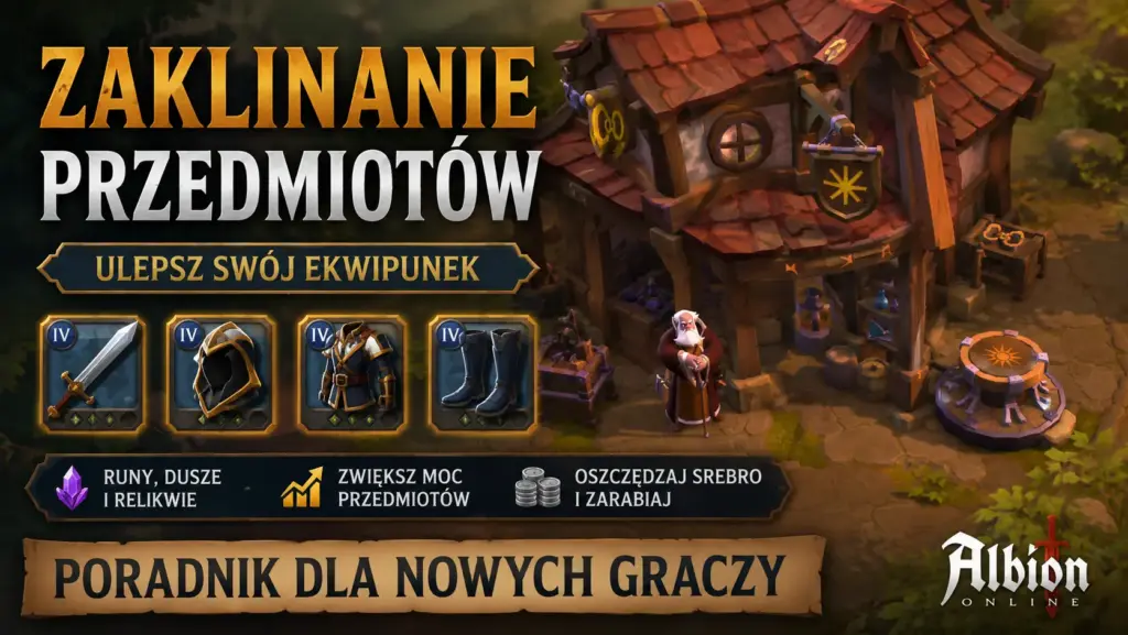 Zaklinanie przedmiotów i ulepszanie ekwipunku w Budynku Łączenia w Albion Online